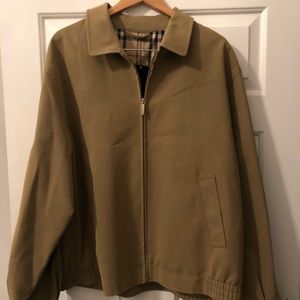 Burberry tan lightweight jacket. Men’s XL.